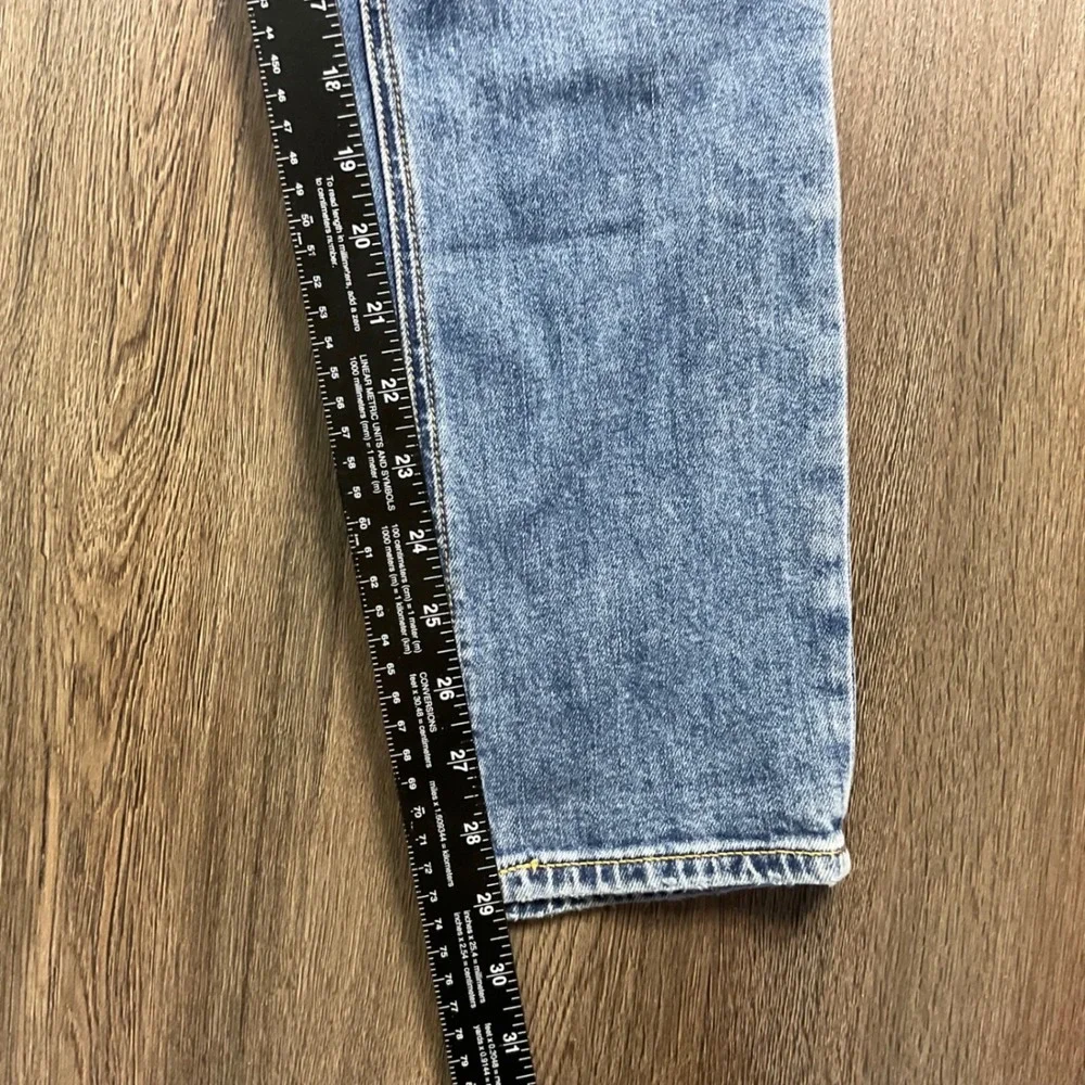Rag & Bone Dre Low‎ Rise Slim Boyfriend Denim Jeans Blue Womens 24 Blue Boho Y2K
